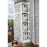 bahçe  beyaz  4  Klima  için  saklama dolabı