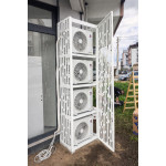 bahçe  beyaz  4  Klima  için  saklama dolabı