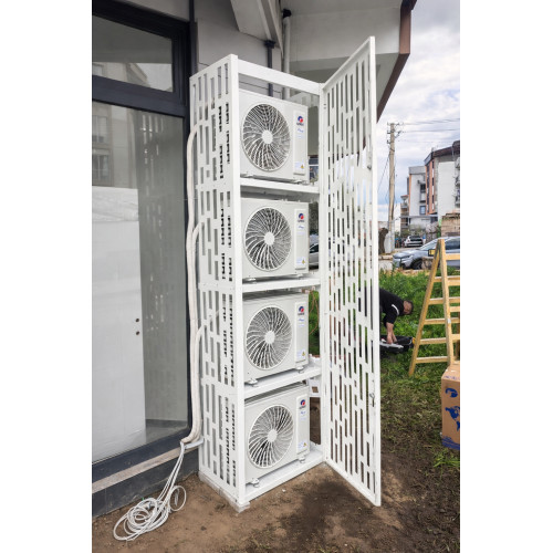 bahçe  beyaz  4  Klima  için  saklama dolabı