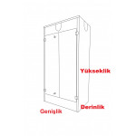 Metal Anrasit Gri Kombi Dolabı B125CM