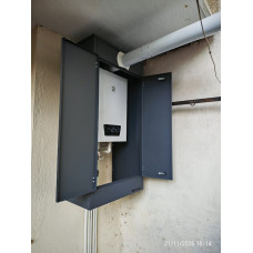 Metal Anrasit Gri Kombi Dolabı B125CM