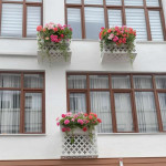 12  BTU   Balkon içi bahçe çiçek dekorlu Klima Gizleme 