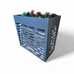 12  BTU   Balkon içi bahçe çiçek dekorlu Klima Gizleme 