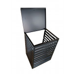 S501-TÜP LPG KORUMA KABİNİ  SİYAH 