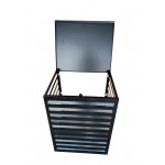 S501-TÜP LPG KORUMA KABİNİ  SİYAH 