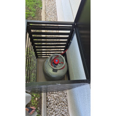 S501-TÜP LPG KORUMA KABİNİ  SİYAH 